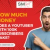 How much money does a YouTuber with 100k subscribers make?